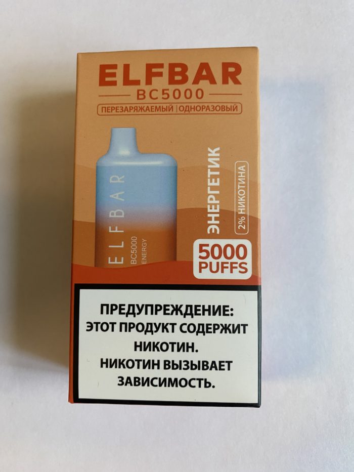 Доставка Электронных сигарет ELFBAR bc5000 энергетик