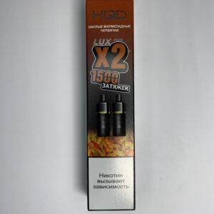 Картриджи для HQD LUX 1500 упаковка 2шт Кислые мармеладные червячки